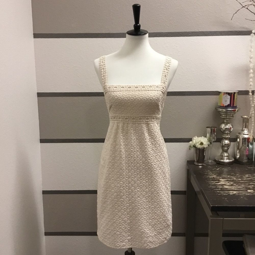 Studio M Cream Lace Midi Dress